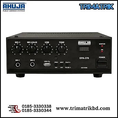 Ahuja DPA-370 30W PA Mixer Amplifier