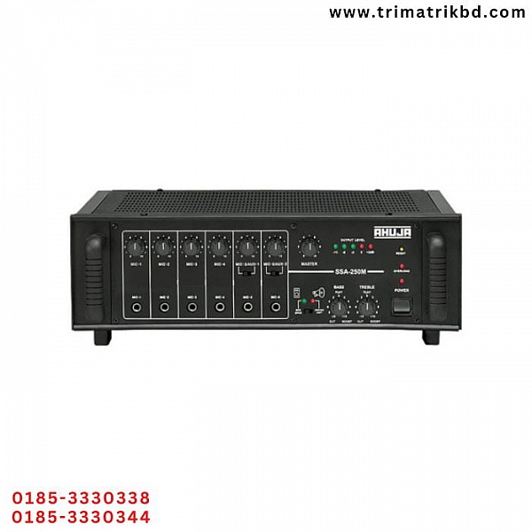 Ahuja SSA-250M 250Watts Mixer PA Amplifier Price in Bangladesh 