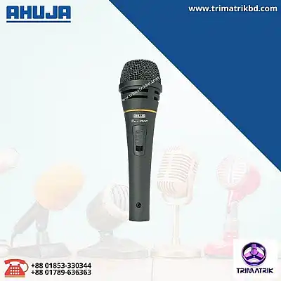 Ahuja PRO+3200 Supercardioid Dynamic Pro-Entertainment + Studio Microphone